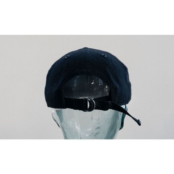 Nike True Air Snapback Strapback‎ Hat Cap in Leather Wool Black - Picture 2 of 11